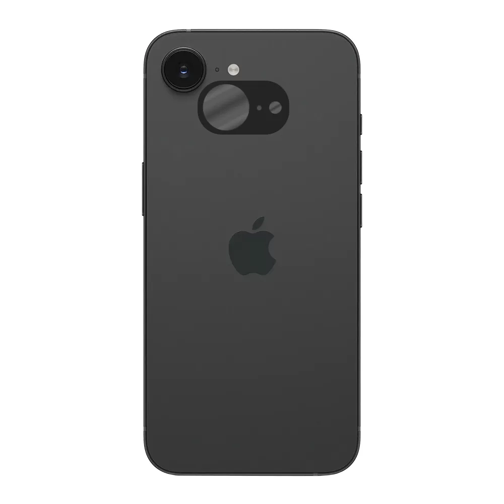 VOLTE-TEL TEMPERED GLASS IPHONE 16E 6.1" 9H 0.25mm 3D CURVED FOR CAMERA BLACK - Image 5