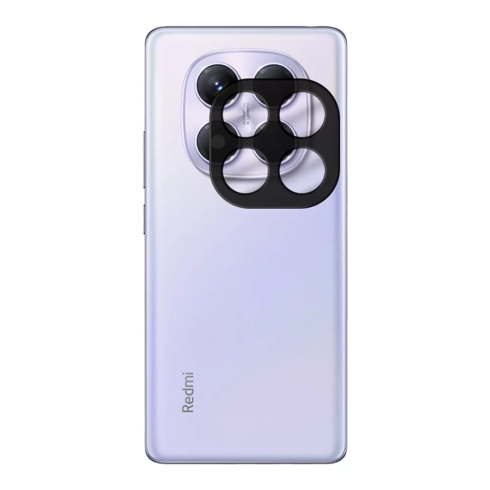 VOLTE-TEL TEMPERED GLASS XIAOMI REDMI NOTE 14 PRO 4G 6.67" 9H 0.25mm 3D CURVED FOR CAMERA BLACK - Image 5