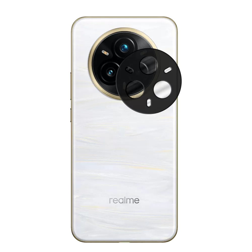 VOLTE-TEL TEMPERED GLASS REALME 14 PRO PLUS 5G 6.83" 9H 0.25mm 3D CURVED FOR CAMERA BLACK - Image 5