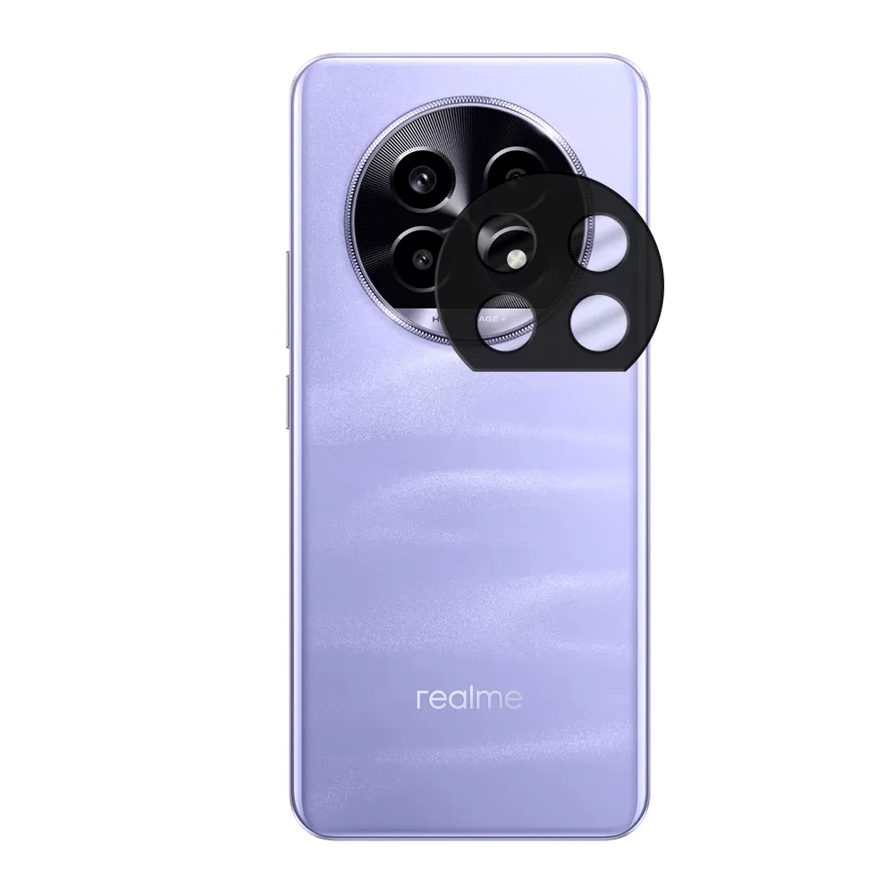VOLTE-TEL TEMPERED GLASS REALME 14 PRO LITE 5G 6.7" 9H 0.25mm 3D CURVED FOR CAMERA BLACK - Image 5