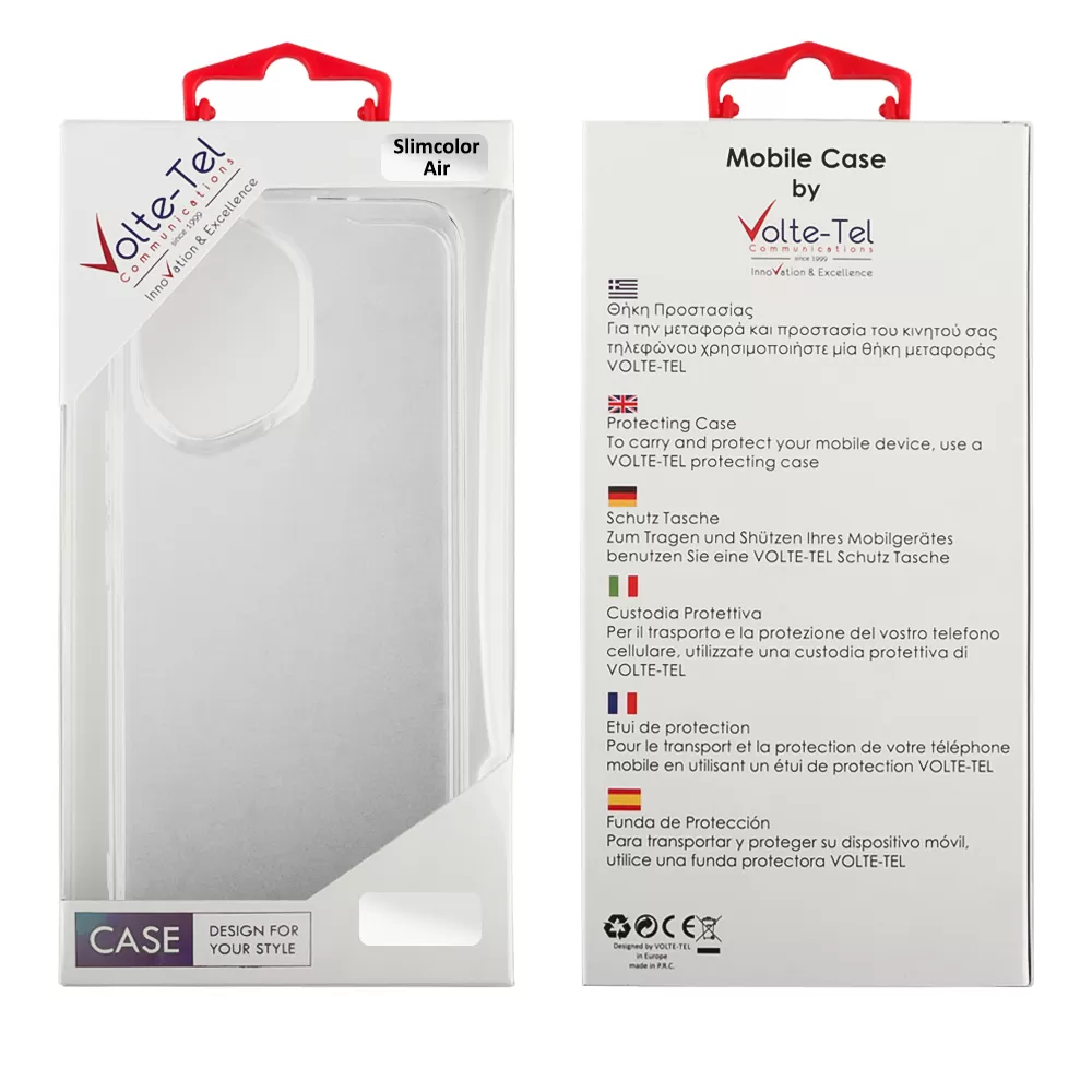 VOLTE-TEL ΘΗΚΗ MOTOROLA MOTO E15 4G 6.67" SLIMCOLOR AIR TPU 2.0mm FULL CAMERA PROTECTION ΔΙΑΦΑΝΗ - Image 2