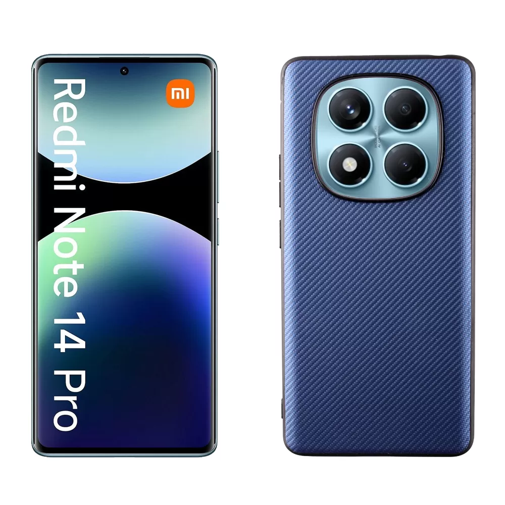 VOLTE-TEL ΘΗΚΗ XIAOMI REDMI NOTE 14 PRO 4G 6.67" CARBON LIFT CAMERA GUARD BLUE - Image 5