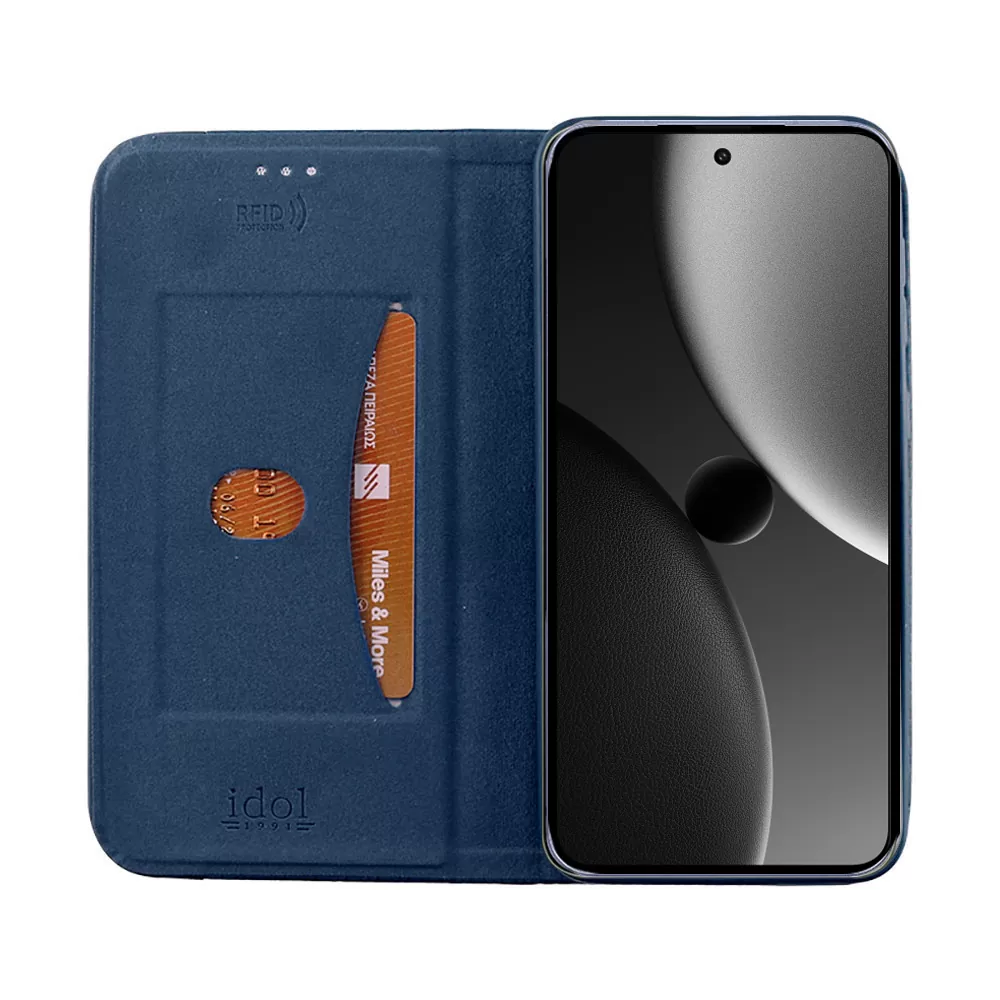 IDOL 1991 ΘΗΚΗ XIAOMI 15 ULTRA 5G 6.73" ELITE ANTI-RFID BOOK STAND BLUE - Image 7