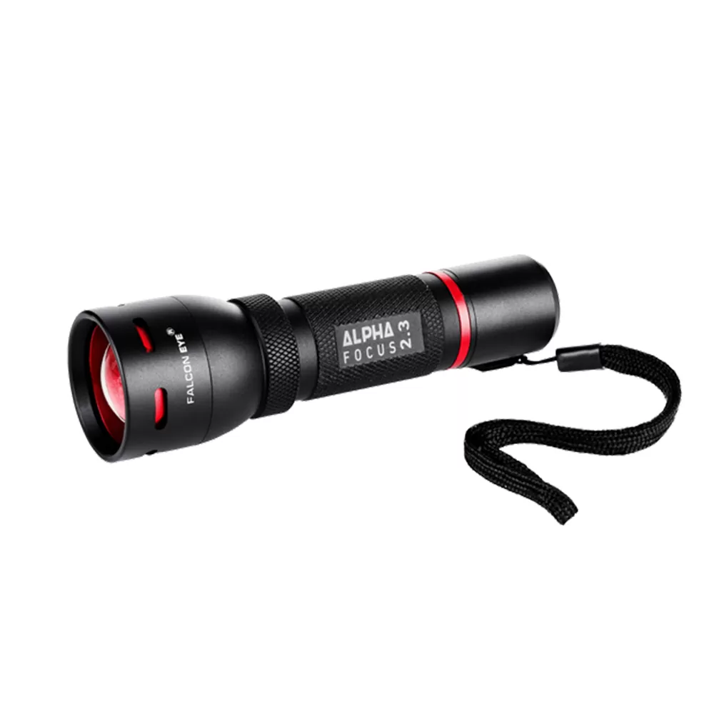 FALCON ΦΑΚΟΣ ΧΕΙΡΟΣ ΜΠΑΤΑΡΙΑΣ SIZE 3 x AAA LED FHH0114 IP44 300 LM ΑΛΟΥΜΙΝΙΟΥ ΜΑΥΡΟΣ - Image 3