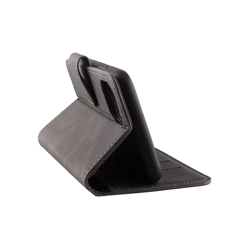 LIME ΘΗΚΗ HUAWEI P40 LITE E 6.39" ESSENTIAL MAGNET BOOK STAND CLIP GREY - Image 4
