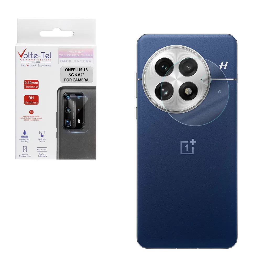 VOLTE-TEL TEMPERED GLASS ONEPLUS 13 5G 6.82" 9H 0.30mm FOR CAMERA