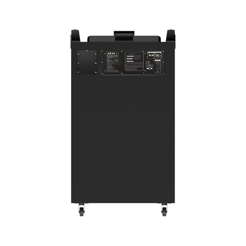 AKAI ABTS-112 PARTY SPEAKER ΦΟΡΗΤΟ ΗΧΕΙΟ ME LED USB, AUX-IN ΚΑΙ ΥΠΟΔΟΧΗ ΓΙΑ ΜΙΚΡΟΦΩΝΟ ΚΑΙ ΜΟΥΣΙΚΟ ΟΡΓΑΝΟ 60W RMS ΓΙΑ ΚΑΡΑΟΚΕ - Image 2