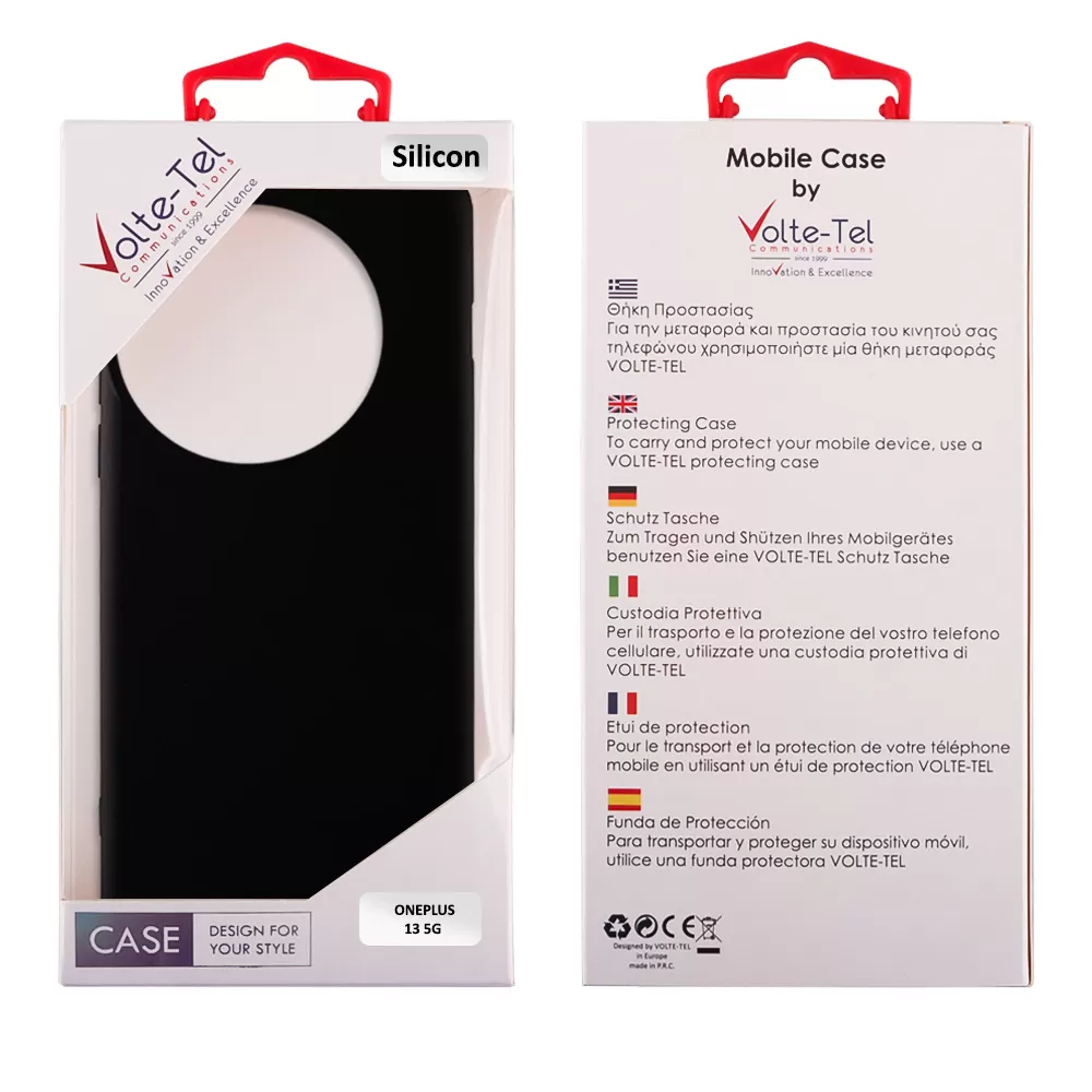 VOLTE-TEL ΘΗΚΗ ONEPLUS 13 5G 6.82" SILICON TPU BLACK - Image 2