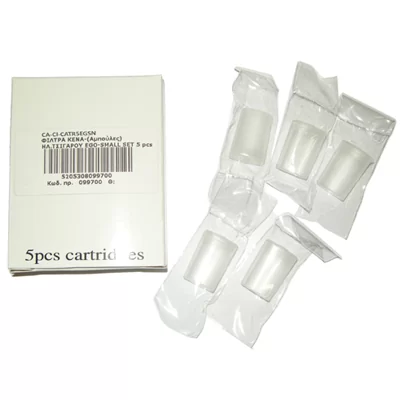 ΦΙΛΤΡΑ ΚΕΝΑ-(Αμπούλες) ΗΛΕΚ/ΚΟΥ ΤΣΙΓΑΡΟΥ EGO-small new SET 5 pcs
