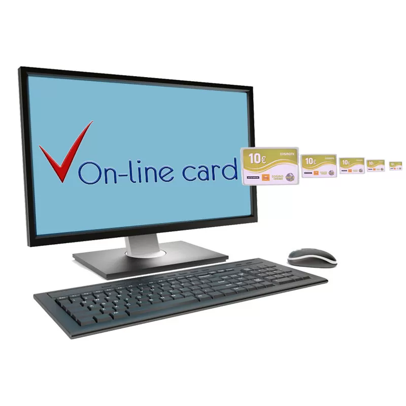 ΚΑΡΤΑ ΑΝΑΝΕΩΣΗΣ VON-LINE CARD COSMOKARTA 11,20 EURO ΧΡΟΝΟ ΟΜΙΛΙΑΣ
