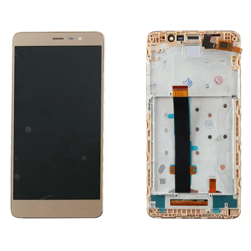 XIAOMI REDMI NOTE 3 ΟΘΟΝΗ + TOUCH SCREEN + LENS + FRAME GOLD REF.OR