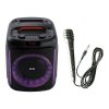AKAI ABTS-V20 PARTY SPEAKER ΦΟΡΗΤΟ ΗΧΕΙΟ BLUETOOTH ΜΕ LED, USB, TF, FM, AUX-IN ΚΑΙ ΜΙΚΡΟΦΩΝΟ 20W RMS ΓΙΑ ΚΑΡΑΟΚΕ