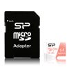SILICON POWER micro SDΧC 64GB CLASS 10 UHS-1 U3 V30 SUPERIOR R100/W80 MB/S + SD ADAPTOR SP064GBSTXDV3V20SP