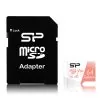 SILICON POWER micro SDΧC 64GB CLASS 10 UHS-1 U3 V30 SUPERIOR R100/W80 MB/S + SD ADAPTOR SP064GBSTXDV3V20SP
