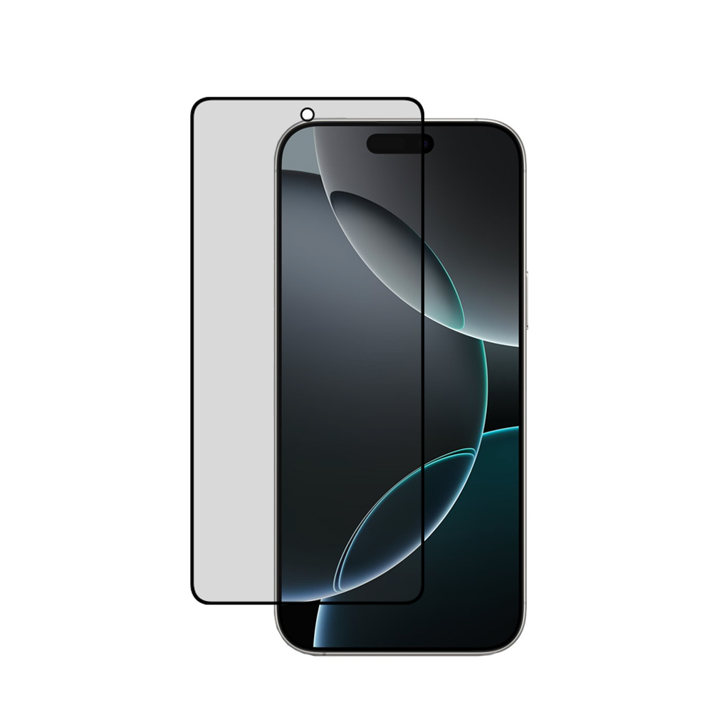 IDOL 1991 TEMPERED GLASS IPHONE 17 6.3" 9H 0.25mm PREMIUM PRIVACY ANTISPY SEMI CURVED FULL GLUE BLACK - Image 6