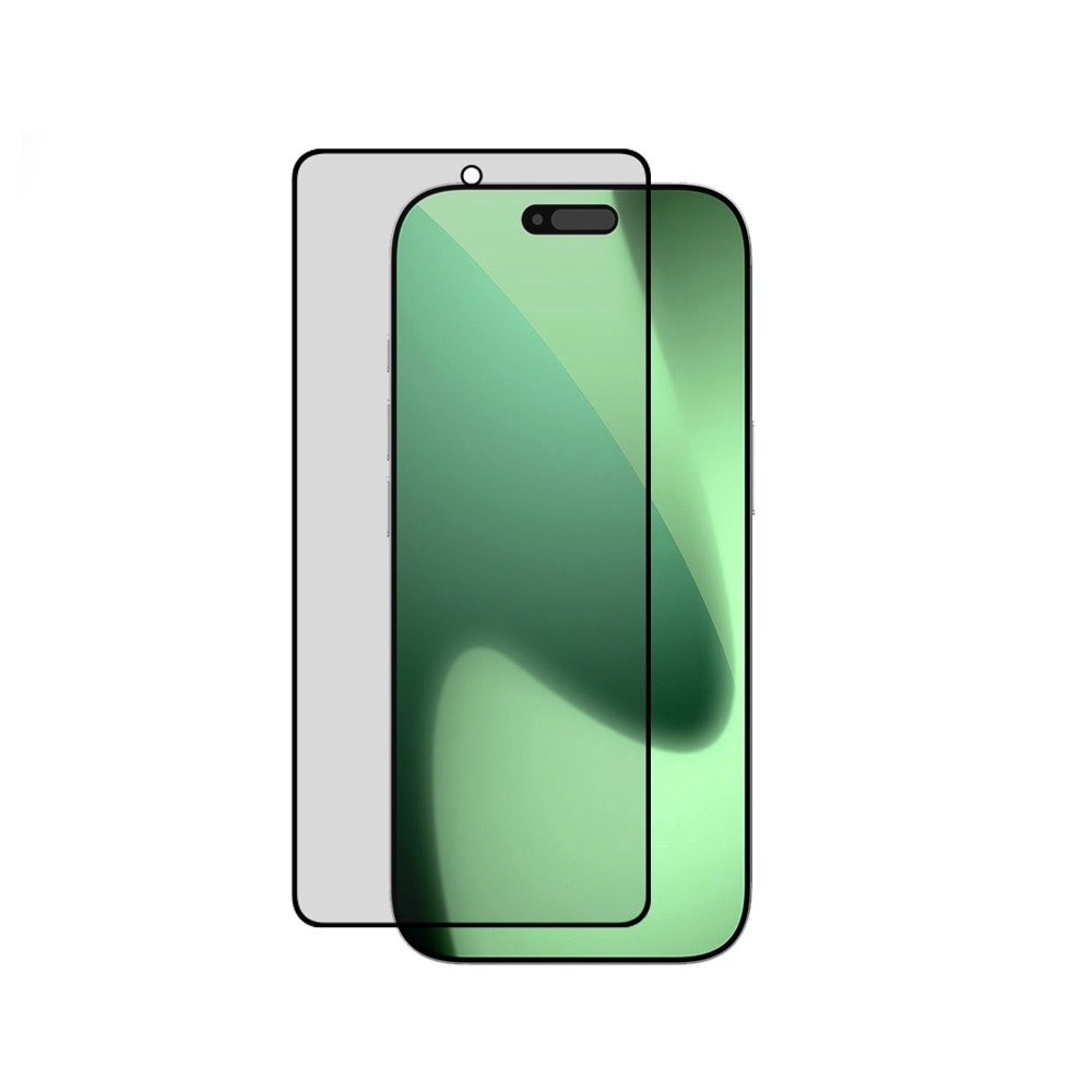 IDOL 1991 TEMPERED GLASS IPHONE 17 AIR 6.5" 9H 0.25mm PRIVACY ANTISPY SEMI CURVED FULL GLUE BLACK - Image 6