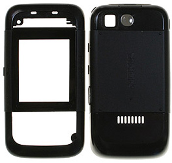 NOKIA 5200 BLACK BACK-FRONT COVER - Image 2
