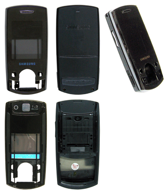 SAMSUNG J700 BLACK FRONT+LENS-MIDDLE-SLIDE-BACK-BATTERY COV 3POR - Image 2