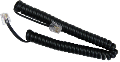 ΚΑΛΩΔΙΟ SPIRAL ΜΑΥΡΟ ΓΙΑ ΤΗΛΕΦΩΝΑ 2x RJ10 (4P4C) 2m - Image 2