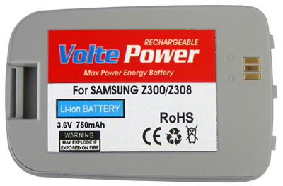 ΜΠΑΤΑΡΙΑ SAMSUNG Z300 750mAh Li-ion VoltePower - Image 2