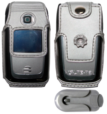 VOLTE-TEL ΘΗΚΗ NOKIA 6125 ΠΕΡΙΣΤΡΕΦΟΜΕΝΟ CLIP SILVER - Image 2