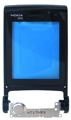 NOKIA N76 BLACK FRONT +(ΕΣΩΤΕΡΙΚΟ ΤΖΑΜΑΚΙ) 3P OR - Image 2