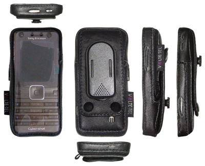 VOLTE-TEL ΘΗΚΗ SONY ERICSSON K770 ZIPPER ΔΕΡΜΑΤΙΝΗ ΠΕΡΙΣΤΡΕΦΟΜΕΝΟ CLIP