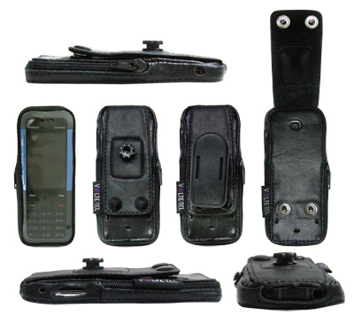 VOLTE-TEL ΘΗΚΗ NOKIA 5310 ZIPPER ΔΕΡΜΑΤΙΝΗ ΠΕΡΙΣΤΡΕΦΟΜΕΝΟ CLIP