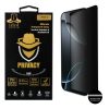 IDOL 1991 TEMPERED GLASS IPHONE 17 6.3" 9H 0.25mm PRIVACY ANTISPY SEMI CURVED FULL GLUE BLACK