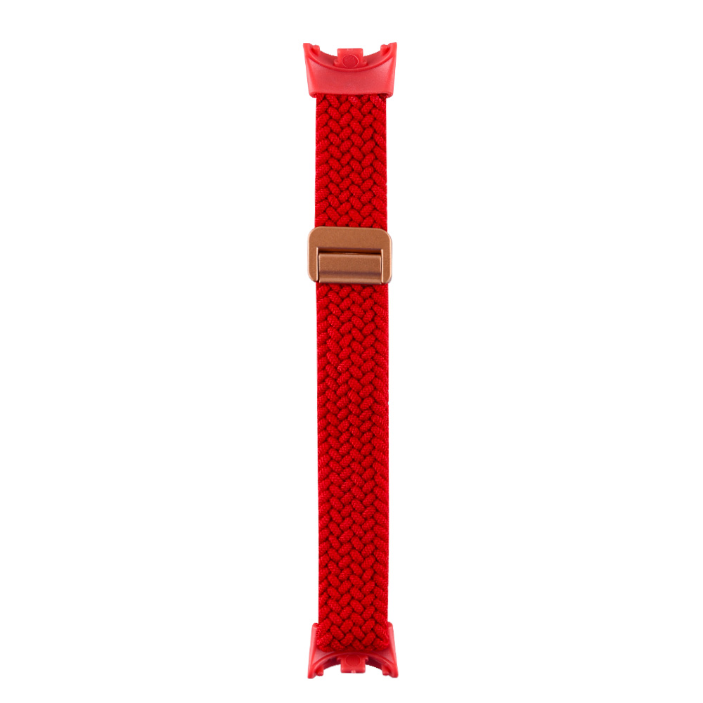 VOLTE-TEL VT148 ΛΟΥΡΑΚΙ ΡΟΛΟΓΙΟΥ XIAOMI SMART BAND 8/ 9/ 10 BRAIDED MAGNETIC BUCKLE RED - Image 3