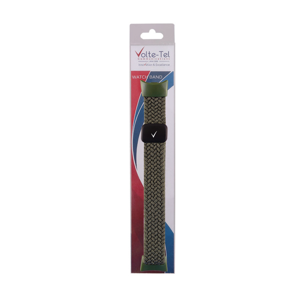 VOLTE-TEL VT148 ΛΟΥΡΑΚΙ ΡΟΛΟΓΙΟΥ XIAOMI SMART BAND 8/ 9/ 10 BRAIDED MAGNETIC BUCKLE GREEN - Image 2