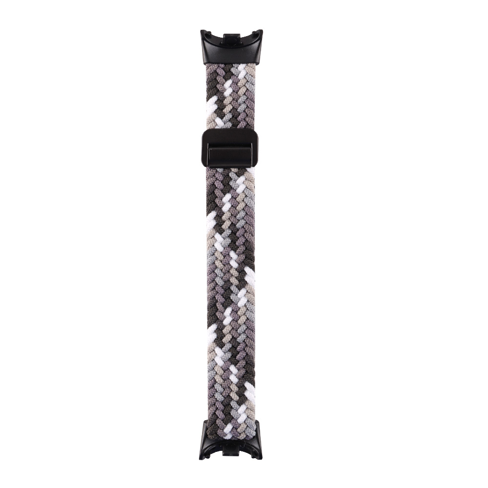 VOLTE-TEL VT148 ΛΟΥΡΑΚΙ ΡΟΛΟΓΙΟΥ XIAOMI SMART BAND 8/ 9/ 10 BRAIDED MAGNETIC BUCKLE BLACK-WHITE - Image 3