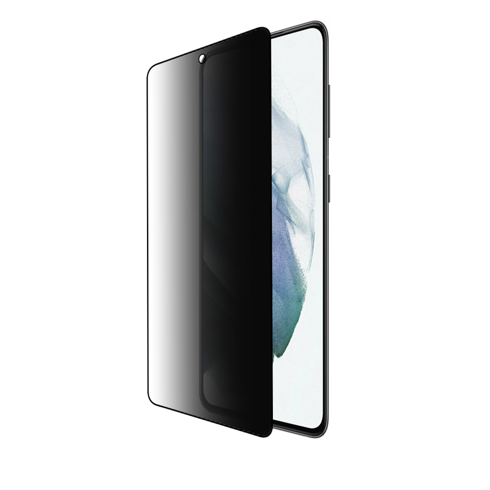 IDOL 1991 TEMPERED GLASS SAMSUNG S21 PLUS 5G G996 6.7" 9H 0.25mm PRIVACY ANTISPY SEMI CURVED FULL GLUE FINGER UNLOCK BLACK - Image 7