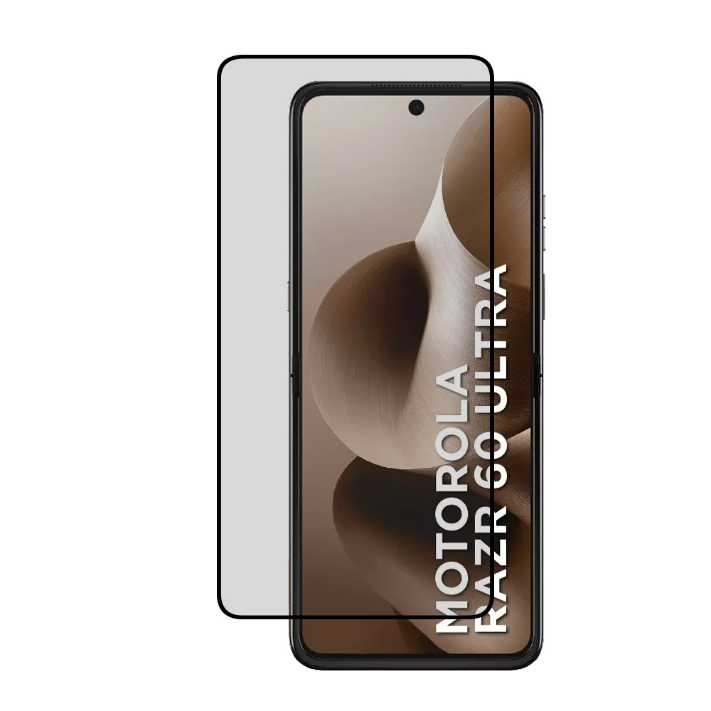 IDOL 1991 TEMPERED GLASS MOTOROLA MOTO RAZR 60 ULTRA 5G 7.0" 9H 0.25mm PRIVACY ANTISPY 3D SEMI CURVED EDGE GLUE BLACK - Image 6