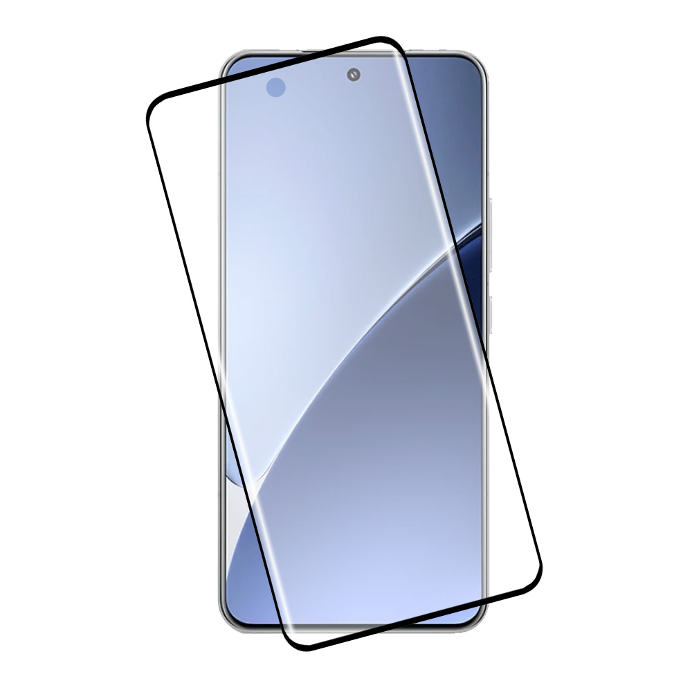 IDOL 1991 TEMPERED GLASS XIAOMI 15S PRO 5G 6.73" 9H 0.30mm GLAMOUR FULL COVER 3D EDGE GLUE FINGER UNLOCK BLACK