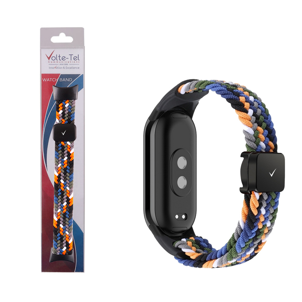 VOLTE-TEL VT148 ΛΟΥΡΑΚΙ ΡΟΛΟΓΙΟΥ XIAOMI SMART BAND 8/ 9/ 10 BRAIDED MAGNETIC BUCKLE MIXED COLOURS