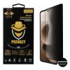 IDOL 1991 TEMPERED GLASS MOTOROLA MOTO RAZR 60 5G 6.9" 9H 0.25mm PRIVACY ANTISPY 3D SEMI CURVED EDGE GLUE BLACK