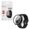VOLTE-TEL TEMPERED GLASS WATCH AMAZFIT ACTIVE 2 1.32" 9H 0.30mm PC EDGE COVER WITH KEY 3D FULL GLUE FULL COVER BLACK
