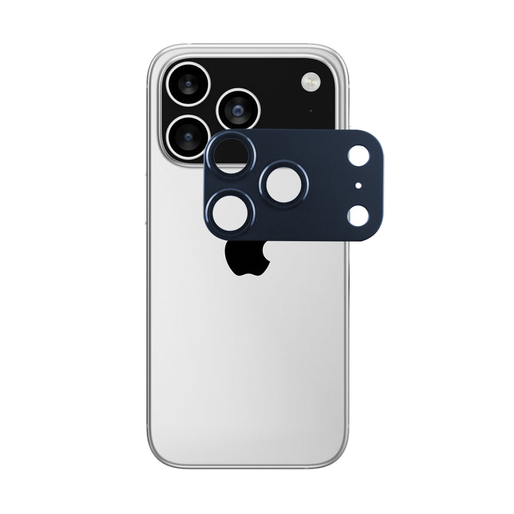 VOLTE-TEL CAMERA GLASS COVER IPHONE 17 PRO 6.3" 9H 0.30MM 3D AR ALUMINIUM-ELECTROPLATING FRAME BLUE - Image 5