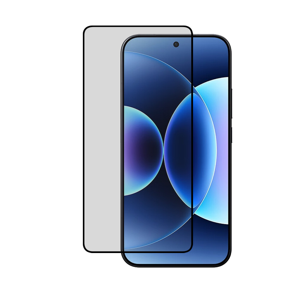 IDOL 1991 TEMPERED GLASS XIAOMI 17 PRO MAX 5G 6.9" 9H 0.25mm PRIVACY ANTISPY SEMI CURVED FINGER UNLOCK FULL GLUE BLACK - Image 6