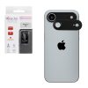 VOLTE-TEL CAMERA GLASS COVER IPHONE 17 AIR 6.5" 9H 0.30MM 3D AR ALUMINIUM-ELECTROPLATING FRAME BLACK