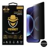 IDOL 1991 TEMPERED GLASS XIAOMI 17 PRO MAX 5G 6.9" 9H 0.25mm PRIVACY ANTISPY SEMI CURVED FINGER UNLOCK FULL GLUE BLACK