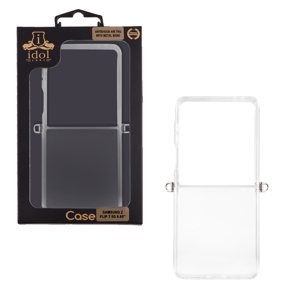 IDOL 1991 ANTISHOCK AIR TPU ΘΗΚΗ SAMSUNG Z FLIP 7 5G 6.9in WITH METAL BOND CAMERA GUARD ΔΙΑΦΑΝΗ - Image 2