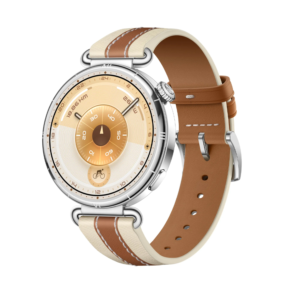 SMART WATCH HUAWEI GT 6 41MM 1.32" 55020FTQ ΑΔΙΑΒΡΟΧΟ (BROWN WOVEN STRAP) GR - Image 2