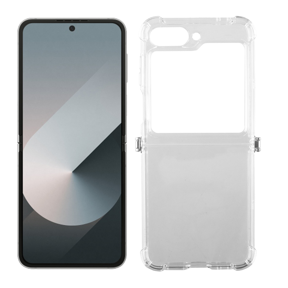 IDOL 1991 ANTISHOCK AIR TPU ΘΗΚΗ SAMSUNG Z FLIP 6 5G F741/Z FLIP 7 FE 5G F761 6.7in WITH METAL BOND CAMERA GUARD ΔΙΑΦΑΝΗ