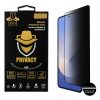 IDOL 1991 TEMPERED GLASS SAMSUNG Z FLIP 7 5G 6.9" 9H 0.25mm PRIVACY ANTISPY SEMI CURVED FULL GLUE BLACK