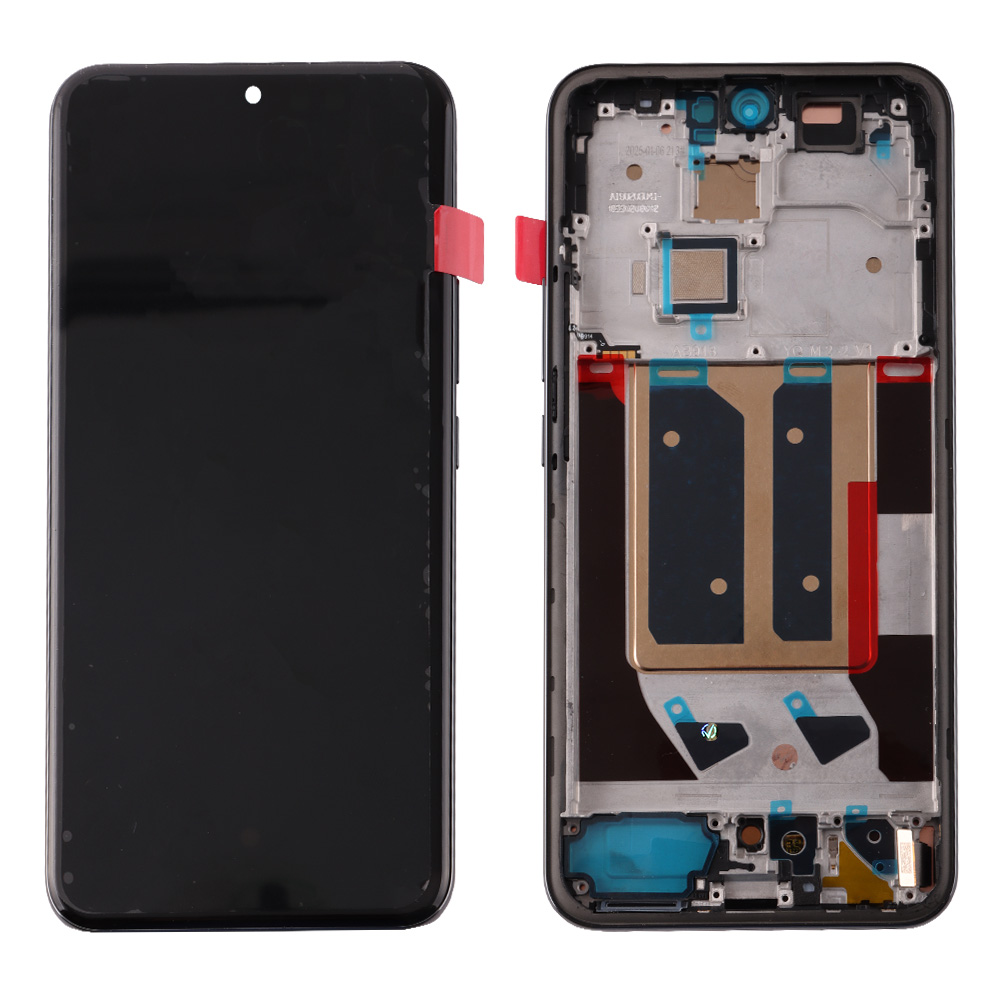 REALME 14 PRO PLUS 5G ΟΘΟΝΗ + TOUCH SCREEN + LENS + FRAME BLACK 3P OR