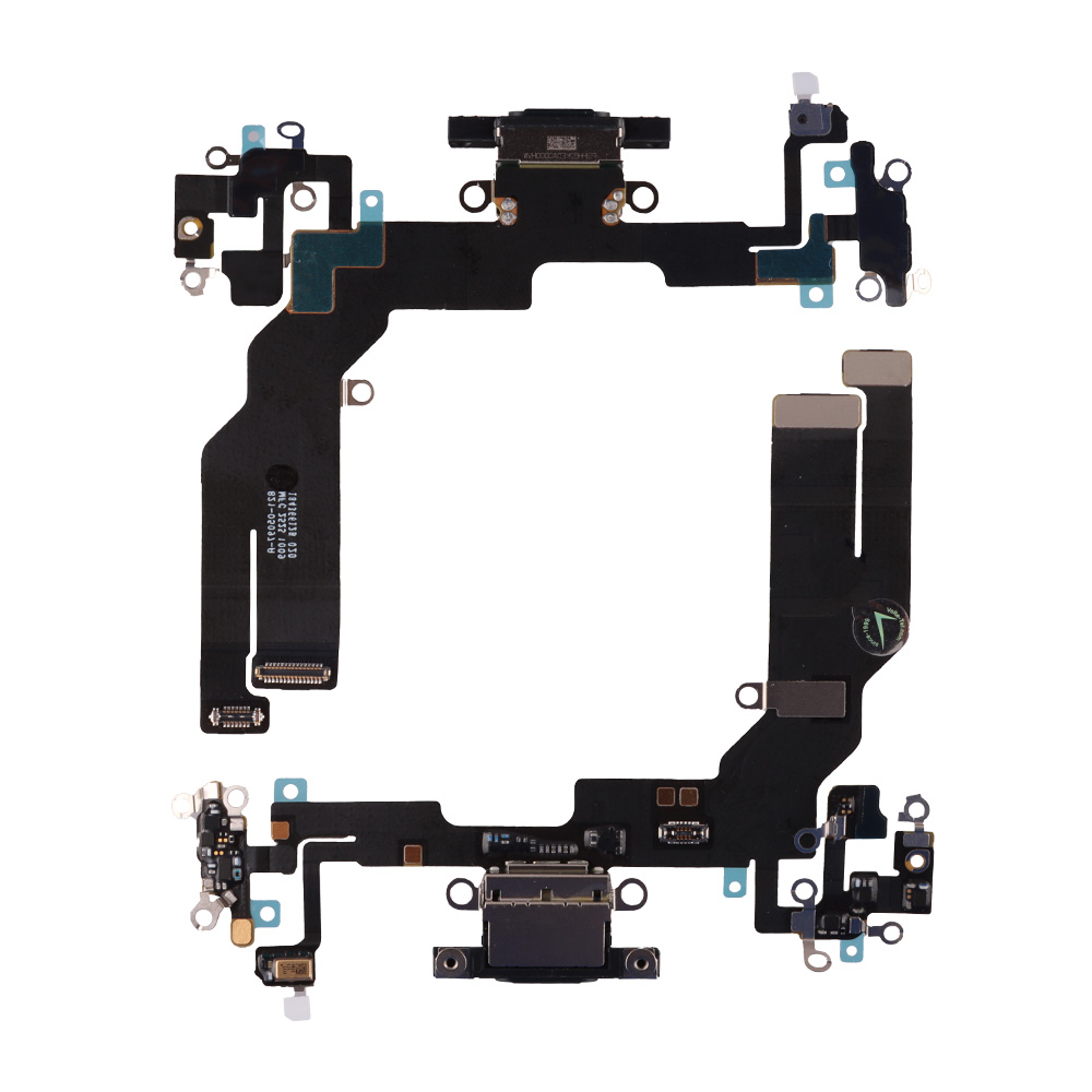 FOR IPHONE 16e (TYPE C) ΚΑΛΩΔΙΟ FLEX ΚΟΝΕΚΤΟΡΑ ΦΟΡΤΙΣΗΣ-HANDS FREE-ΜΙΚΡΟΦΩΝΟ BLACK 3P OR