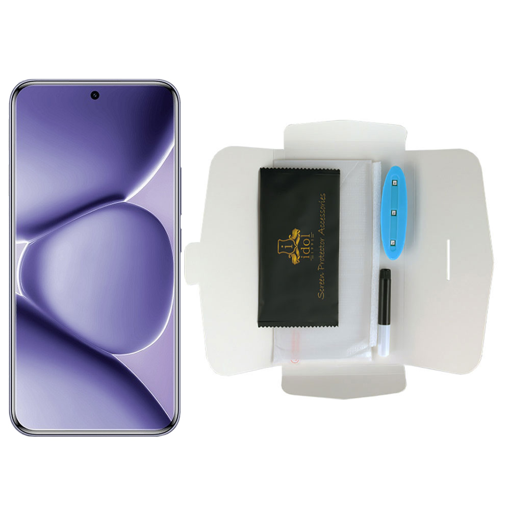 IDOL 1991 TEMPERED UV GLASS XIAOMI REDMI NOTE 15 PRO PLUS/POCO M8 PRO 6.83" 9H 0.20mm 10D SEMI WITH GLUE-TOOL FINGER UNLOCK F - Image 5
