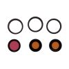 IPHONE 15 PRO MAX CAMERA LENS + RINGS SET 3 PCS TITANIUM BLACK
